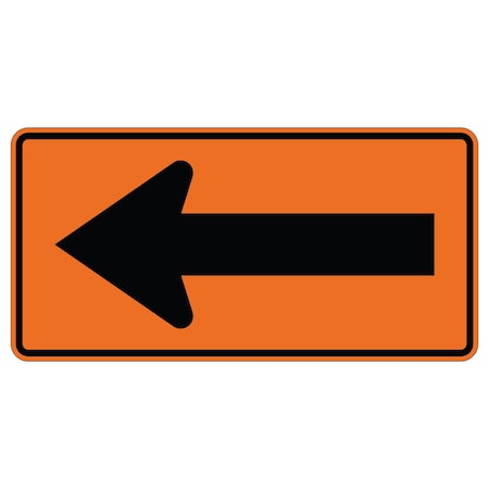 Sign Solutions Usa 18 in Height, 36 in Width, Aluminum, Horizontal Rectangle DUS08HOR3618W1-6L